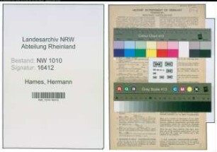 Entnazifizierung Hermann Hames , geb. 18.12.1868 (Stadtbauinspektor)