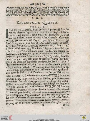 Exercitatio Quarta