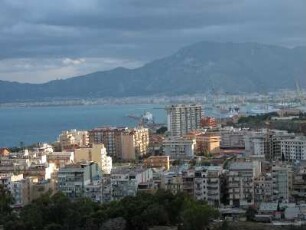 Palermo, Blick vom Monte Pellegrino auf den Hafen