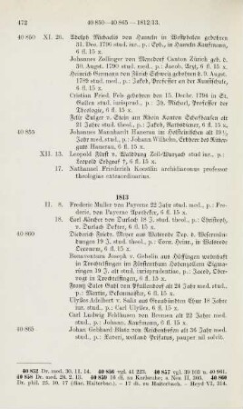 472-486, Matrikel 40858-41094 (1813-1815)