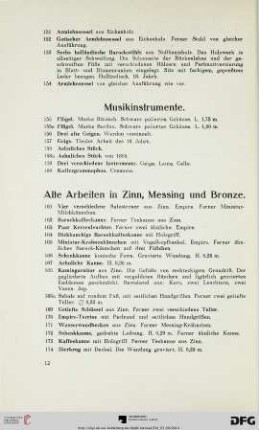 Musikinstrumente (Nr. 155-160)