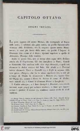 Capitolo ottavo: Segni iberni