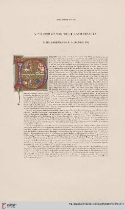A psalter of the thirteenth century