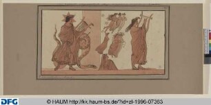 Szene aus der Argonautensage: Orpheus singt dem pythischen Apollon zu Ehren