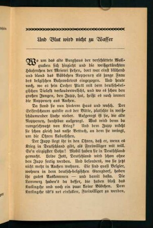 5-26, Und Blut wird nicht zu Wasser