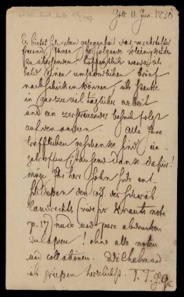 Brief von Jacob Grimm an Joseph von Laßberg