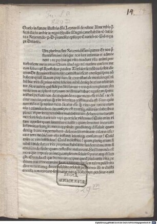 Oratio in funere Leonardi de Robore