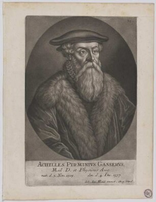 Bildnis des Achilles Pirminivs Gasservs