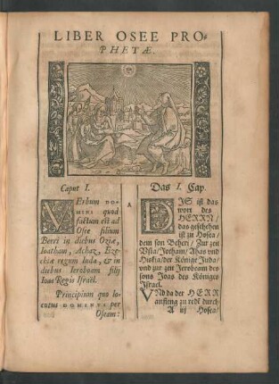 Liber Osee Prophetae.