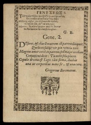 Genese ōx 2. = Gene. 2.