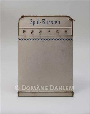 Wandblech "Spül-Bürsten"
