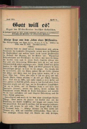 Juni 1911. Heft 6.