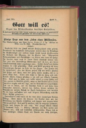 Juni 1911. Heft 6.