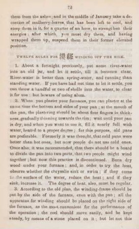 Twelfe rules for ... winding off the silk