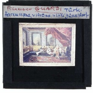 Guardi, Odalisken spielen Mancala im Harem