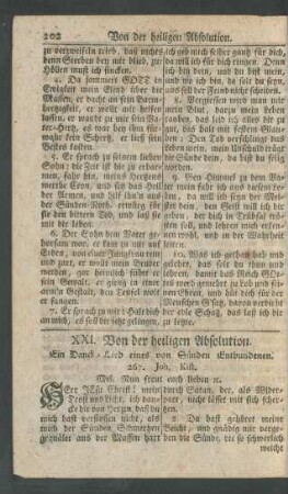 XXI. Von der heiligen Absolution