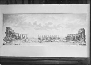 Zeichnung des Palais Gallien in Bordeaux