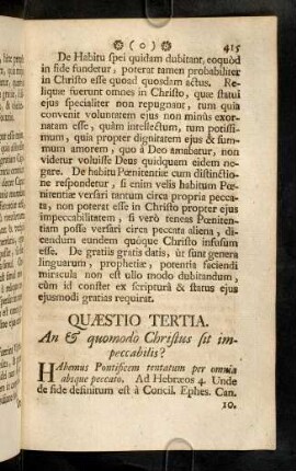 415-429, Quaestio Tertia