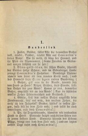 Kneip- und Commers-Lieder des Corps Concordia