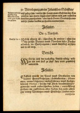 Jesuiter. Die 13. Narrheit.