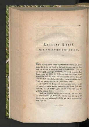 Dritter Theil.