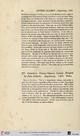 [271. Josephus - 286. Juvenalis]