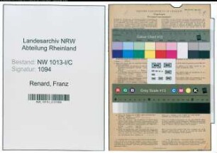 Entnazifizierung Franz Renard , geb. 01.11.1880 (Technischer Grosshaendler)