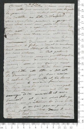 Brief von Victorine de Chamisso an Charles de Chamisso und Hippolyte de Chamisso