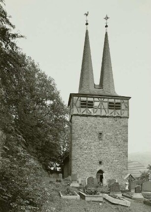 Bornhagen-Rimbach, Dorfkirche, Ansicht von Westen