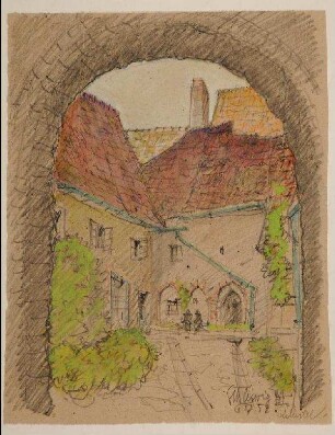 Schleswig, Innenhof ehem. Franziskanerkloster