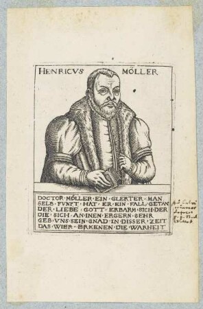 Bildnis des Heinrich Möller