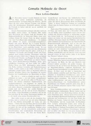 5/6: Cornelis Hofstede de Groot
