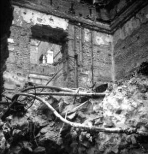 Blick in das zerstörte Berliner Stadtschloss