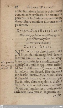 LIBRI PRIMI PARS QUARTA.