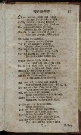O wie herrlich, schön und köstlich ...