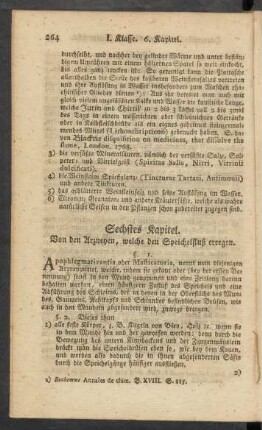 Sechstes Kapitel. Von den Arzneyen, welche den Speichelfluß erregen