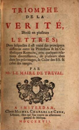 Triomphe de la vérité