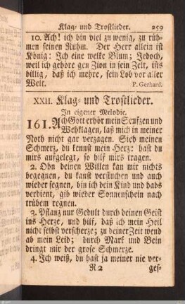 Klag- und Trostlieder.