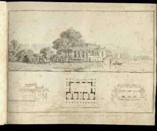 Abbildung 6. Perspectivische Ansicht eines Lusthauses in der Naehe von Potsdam.