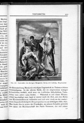 Abb. 167. Tintoretto: Die Heiligen Margarete, Georg und Ludwig. Dogenpalast