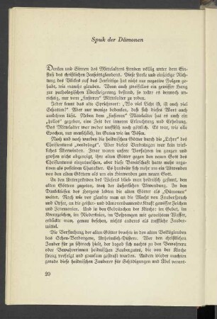 Spuk der Dämonen