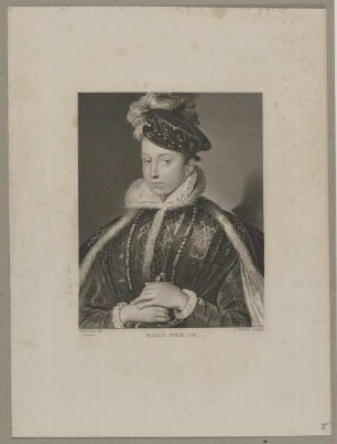 Bildnis des Karl IX., König von Frankreich