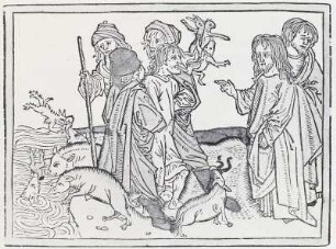 Ludolphus de Saxonia, Austreibung der Dämonen und Heilung der Besessenen, Blatt r 1 a