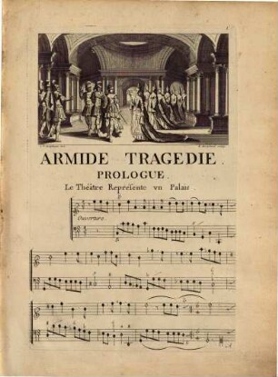 ARMIDE. TRAGEDIE. MISE EN MUSIQUE. Par Feu M.r De Lully ... SECONDE EDITION. Gravée par H. de Baussen