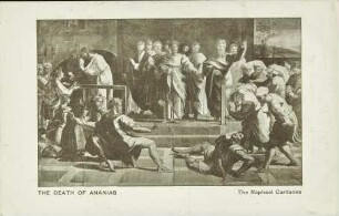 The death of Ananias - The Raphael Cartoons