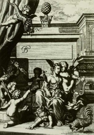Allegorische Huldigung mit Justitia für B...