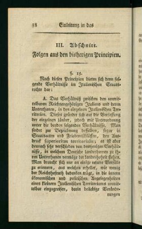 38-46, III. Abschnitt. Folgen aus den bisherigen Principien