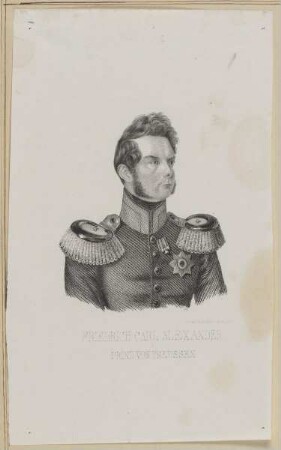Bildnis des Prinzen Friedrich Carl Alexander von Preußen
