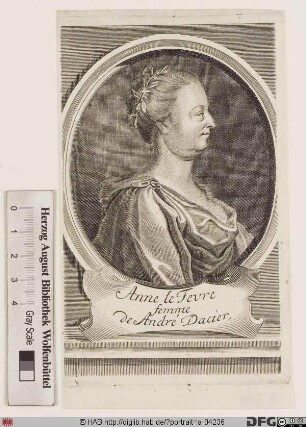 Bildnis Anne Dacier, geb. Lefebvre