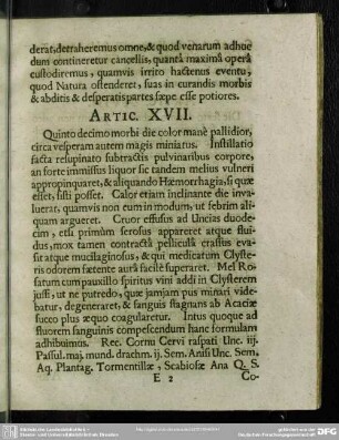 Artic. XVII.